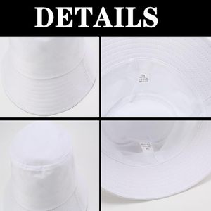 Trendy Mens Bucket Hats Lightweight Breathable Comfortable Cotton Fisherman Hat Outdoor Travel Cap Wholesale <b>Bulk</b> Supply - Product Image 4