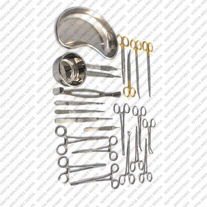 Ensemble d'instruments de chirurgie générale manuels en acier inoxydable de haute qualité fabriqués en usine, ensemble complet d'outils de chirurgie générale de base - Product Image 1