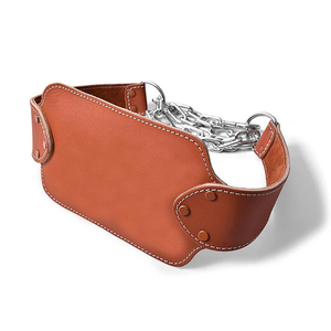 Factory Direct Adjustable Leather Dipping Belt for Weight Lifting Pain Relief with Chain & Protective <b>Back</b> <b>Support</b> Dip Belt - Product Image 1