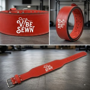 Ceinture de musculation à boucle réglable avec logo personnalisé, ceinture de powerlifting pour la salle de sport et l'entraînement en force - Product Image 5