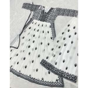 Conjunto de top de corte elegante y traje Plazzo para mujer para fiestas - Product Image 4