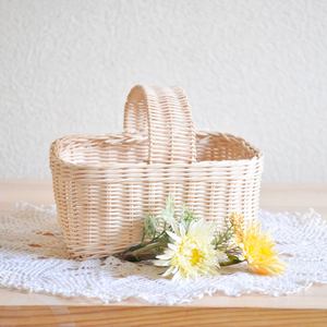 Panier à fleurs en rotin tressé avec poignée, panier de rangement pour la maison, les mariages et les événements, décoration - Product Image 1