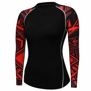 เสื้อรัดกล้ามเนื้อสำหรับผู้หญิง ลายพิมพ์แบบรีดร้อน ระบายอากาศ แห้งเร็ว UPF50+ เป็นมิตรกับสิ่งแวดล้อม สำหรับบราซิลเลียนยิวยิตสู MMA รุ่นใหม่ล่าสุด ปี 2026 - Product Image 4