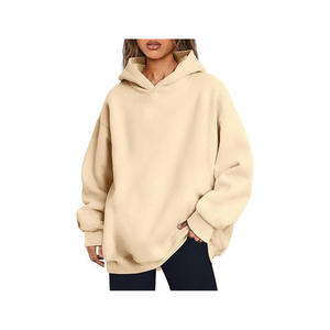 เสื้อฮู้ดโอเวอร์ไซส์แบบหนาพิเศษสำหรับผู้หญิงไซส์พลัส ฤดูหนาว ซิปยาวเต็มตัว พิมพ์ลาย ผ้าฟลีซ ราคาสมเหตุสมผล รับผลิตแบบ OEM - Product Image 3