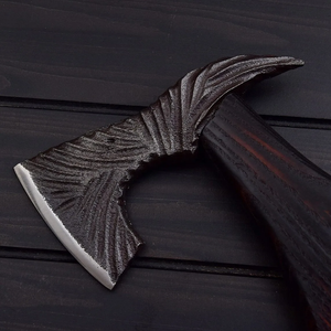 Hacha de Acero al Carbono Hecha a Mano LEGACY BLADES 2026 con Mango de Madera, Herramienta para Cortar Madera al Aire Libre, Marca Privada, Proveedor OEM - Product Image 3