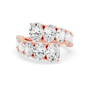 แหวนเพชรทรงรีแบบโอเวอร์ล็อค - Product Image 5