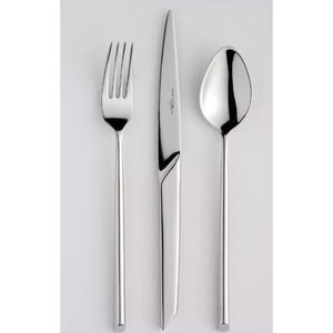 Ensemble de couverts en métal de qualité supérieure pour repas formels, comprenant cuillère, fourchette, couteau, collection de vaisselle élégante - Product Image 3