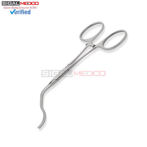 Juego de instrumentos Gregory Profunda: Pinzas de mandíbula DeBakey curvas anguladas, atraumáticas, de vástago recto, manuales, CE, para uso cardiovascular y vascular. - Product Image 6