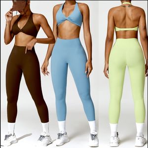 Ensemble de vêtements de sport pour femme avec logo personnalisé, ensemble de yoga et de fitness, vêtements de sport pour femme, ensemble de yoga 2 pièces, soutien-gorge de sport et leggings - Product Image 4