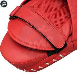 Guantes de Boxeo Cómodos para Gimnasio, Entrenamiento de Fitness, Almohadillas de Enfoque para Golpes y Patadas, Almohadillas de Enfoque de Cuero Genuino - Product Image 3