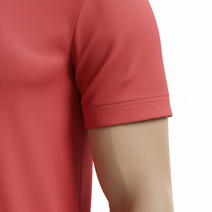 Polo en coton uni tricoté de haute qualité, personnalisable avec logo brodé, pour hommes – Fournisseur ODM d'usine - Product Image 5