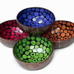 Juego de Cuchara y Tazón de Cáscara de Coco Hecho a Mano de Alta Calidad, Artesanía Vietnamita, Diseño Bohemio Ecológico, Opción Económica - Product Image 6