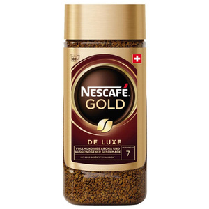 Café instantané Nescafé Gold De Luxe 100g de qualité supérieure, goût onctueux, best-seller - Product Image 1