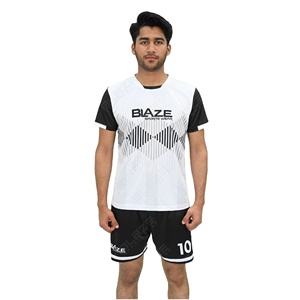 Maillot de football pour adultes de haute qualité, dernier style, ensemble d'uniformes de football en gros, 100% polyester, extensible dans les quatre sens, personnalisable - Product Image 1