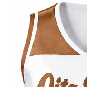 Maillot de cheerleading marron sublimé sans manches – Tenue de sport athlétique pour l'entraînement et la compétition - Product Image 4