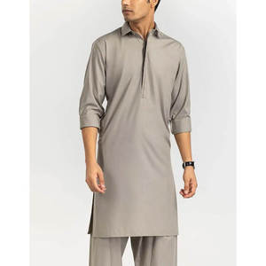 Latest Design <b>Men's</b> <b>Kurta</b> Set High-End Shalwar Kameez for <b>Men</b> 2026 Trendy <b>Men's</b> Islamic Traditional Suit Wholesale - Product Image 4
