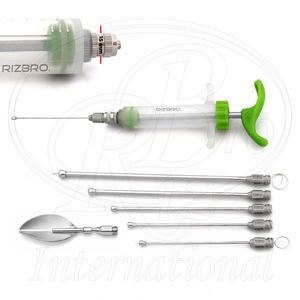 Juego de 10 piezas para alimentación de aves con estuche con cremallera, 6 agujas rectas para alimentación con cierre de seguridad, 1 cuchara, 2 alambres de limpieza, 1 jeringa de plástico, 10 m - Product Image 6