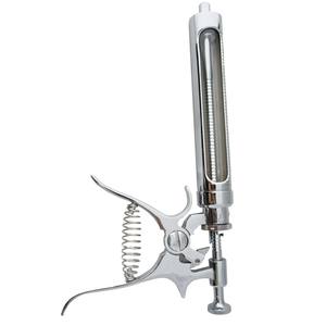 Seringue d'injection continue vétérinaire pour animaux, en acier inoxydable, réutilisable, instrument certifié CE ISO pour bovins, chevaux, moutons - Product Image 2