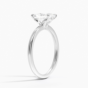 BOJ <b>Ring</b> 0102 Radiant Cut 925 <b>Silver</b> Halo Stone Prong Setting <b>Solitaire</b> Diamond <b>Ring</b> 2ct D Color VVS1 Moissanite GRA Certified - Product Image 2