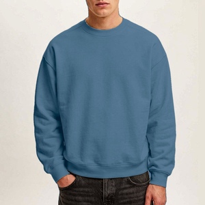 Sudadera Personalizada para Hombre con Cuello Alto, Bordado Chenille, Felpa de Algodón, Corte Holgado, Ropa Urbana, Fabricante Mayorista - Product Image 2