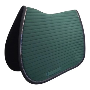 Tapis de selle d'obstacle en cuir de haute qualité sans arceau avec rembourrage en polaire, taille et couleur personnalisables pour l'équitation - Product Image 1