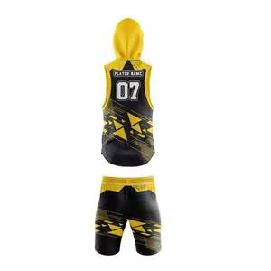 Uniforme 7x7 de la Mejor Calidad, Fabricación de Ropa Deportiva de Fútbol Americano, Impresión por Sublimación Personalizada, Uniforme 7On7 al por Mayor - Product Image 4