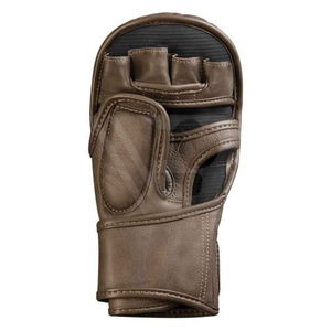 Guantes de Boxeo MMA Sanda de Cuero de Color Personalizado con Cierre de Gancho y Bucle en la Muñeca y Diseño de Fácil Colocación - Product Image 2