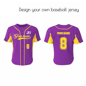 Camiseta Deportiva de Manga Corta para Niños, Diseño Clásico con Letras Bordadas en Negro, Transpirable, para Entrenamiento y Competencia de Béisbol, OEM - Product Image 3