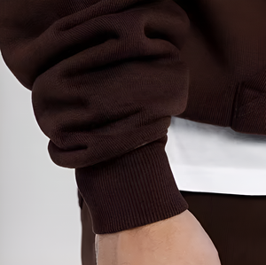 โรงงานผลิตเสื้อฮู้ดดี้หนาแบบซิปสำหรับฤดูใบไม้ร่วง/ฤดูหนาว รับผลิตตามสั่ง (OEM) ปักโลโก้ได้ ผลิตจากโพลีเอสเตอร์/คอตตอน สำหรับผู้ชาย ขายส่ง - Product Image 6