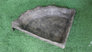 Corner Pond FRP Garden Ornaments Unbreakable Lightweight Fiberglass <b>Stone</b>-Look <b>Painted</b> Hand-Molded Outdoor Pond Water Lotus Fish - Product Image 3