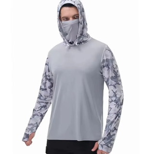 Nouveauté : Sweat à capuche unisexe en tissu 100 % polyester et coton de bambou – Dernier design, confortable, avec protection UPF 50+ anti-UV sur le devant - Product Image 2