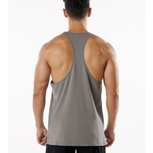 Mens <b>Stringer</b> Gym <b>Vest</b> Deep Cut Sleeveless Fitness Tank Breathable Workout Apparel Lightweight Muscle Training Oem Customized - Product Image 6