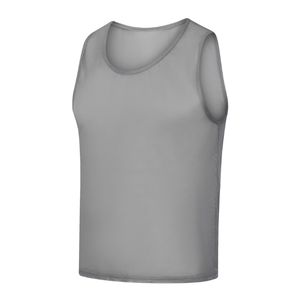 Wholesale Breathable Polyester Child Teen Soccer <b>Training</b> Vest <b>Bib</b> Sleeveless Jersey Big Mesh Soccer Vest - Product Image 4