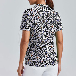 เสื้อโปโลผู้หญิงใส่สบายสำหรับเล่นกอล์ฟ แขนสั้น สวมใส่สบายๆ เรียบง่าย เสื้อโปโลผู้หญิงสำหรับเล่นกอล์ฟ มีจำหน่าย - Product Image 2