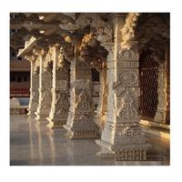 Piliers de mariage d'Inde du Sud, thème temple, décoration moderne simple et luxueuse en bois, Shobha Jain Impex, pour intérieur et extérieur, Delhi