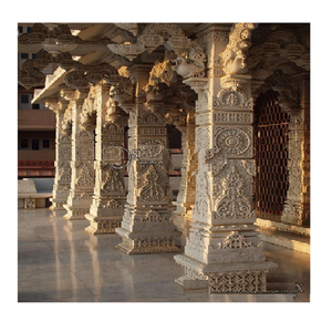 Pilier de mariage sur le thème du temple Piliers de mariage de l'Inde du Sud Pilier de style maharaja pour la décoration de mariage - Product Image 1