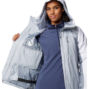 Veste bomber en tissu tissé à fermeture éclair, style européen et américain, pour femmes, hiver, couleur unie, effet daim, coupe ample - Product Image 3