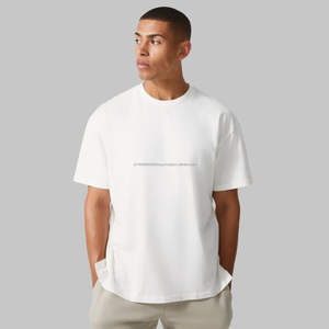 Fabricants de vêtements en gros OEM, t-shirts en coton 100% avec impression 3D en relief, chemises unies bicolores, chemises à effet moussant, t-shirts personnalisés - Product Image 4