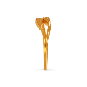 Bague Chic Feuille d'Or – Bague Ouverte de Luxe à Motif Feuille d'Or pour Femme, Légère, Minimaliste, Inspirée des Plantes, Bijoux Fins - Product Image 4