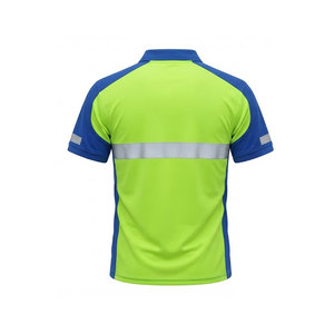 Chemises polo classiques pour hommes, tissu en mélange de coton doux, manches courtes, col classique, vêtements décontractés pour le travail - Product Image 2