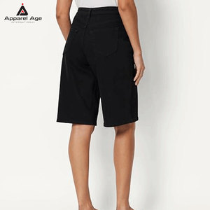 Shorts Bermuda pour femmes en coton 100% écologiques, respirants et à séchage rapide, haute qualité, faible MOQ - Product Image 2