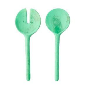 Juego de Servidores de Ensalada y Cuchara-Tenedor - Utensilios de Resina Ecológicos para Ensaladas, Ideales para Bodas, Vajilla y Utensilios de Cocina Elegantes - Product Image 4