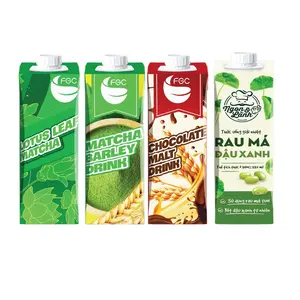 En iyi kalite içmeye hazır tahıl Malt toptan tahıl içecek karton paketi tahıl kutuları Matcha arpa İçecek