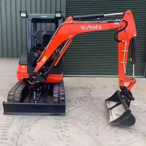 Mini-excavatrice Kubota U27-4, excavatrice hydraulique diesel sur chenilles, 38 tonnes, excavatrice compacte pour la construction de jardins - Product Image 1