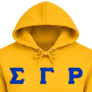 Sudadera con Capucha Dorada Sigma Gamma Rho para Mujer, Sudadera con Letras Griegas, Sudadera de Forro Polar, Informal, Personalizada, para Hermandad Universitaria - Product Image 5