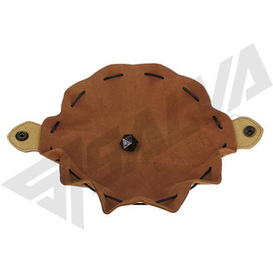 Dark Brown Leather Pouch <b>Dice</b> Bag Coin Pouch Leather Pouch Medicine Bag - Product Image 6