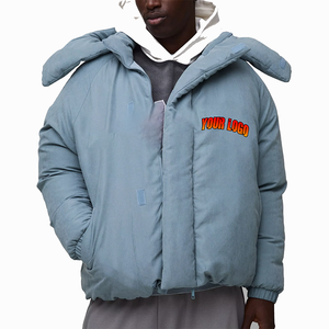 Veste matelassée pour homme personnalisée, veste matelassée à bulles, veste matelassée en duvet de haute qualité, matériau en polyester et nylon, vestes matelassées pour homme - Product Image 2