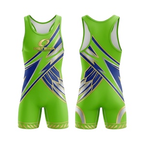 Wholesale Unisex <b>Weightlifting</b> Wrestling <b>Singlet</b> Spandex/Polyester High Quality Professional Manufacturer Stretch Lightweight - Product Image 1