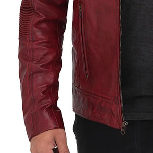 Exotic Breathable Autumn Varsity Travel Jacket Made with Pure Leather Minimalist Sharp Look Zip-Up for <b>Men</b> - Product Image 2