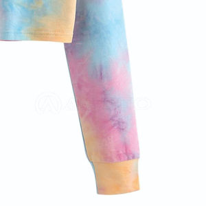 Sudadera con Capucha Corta de Felpa 100% Algodón para Mujer, Estilo Deportivo, Otoño-Invierno - Product Image 6